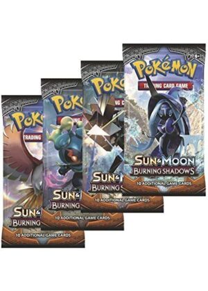 Booster Pack full artwork set (4 stk.) fra S&M Burning Shadows.