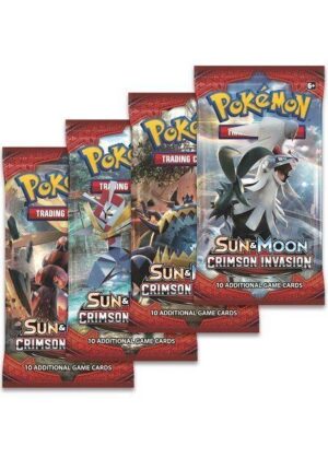 Booster Pack full artwork set (4 stk.) fra S&M Crimson Invasion.