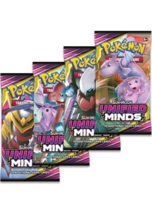 Booster Pack full artwork set (4 stk.) fra S&M Unified Minds.