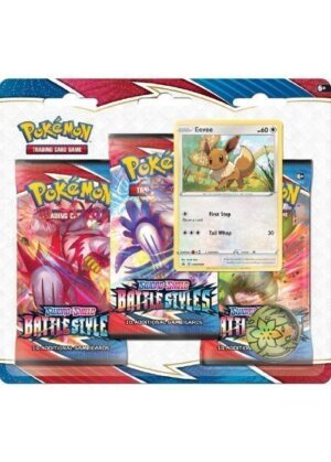 Eevee blister pack (3 stk.) - SWSH Battle Styles