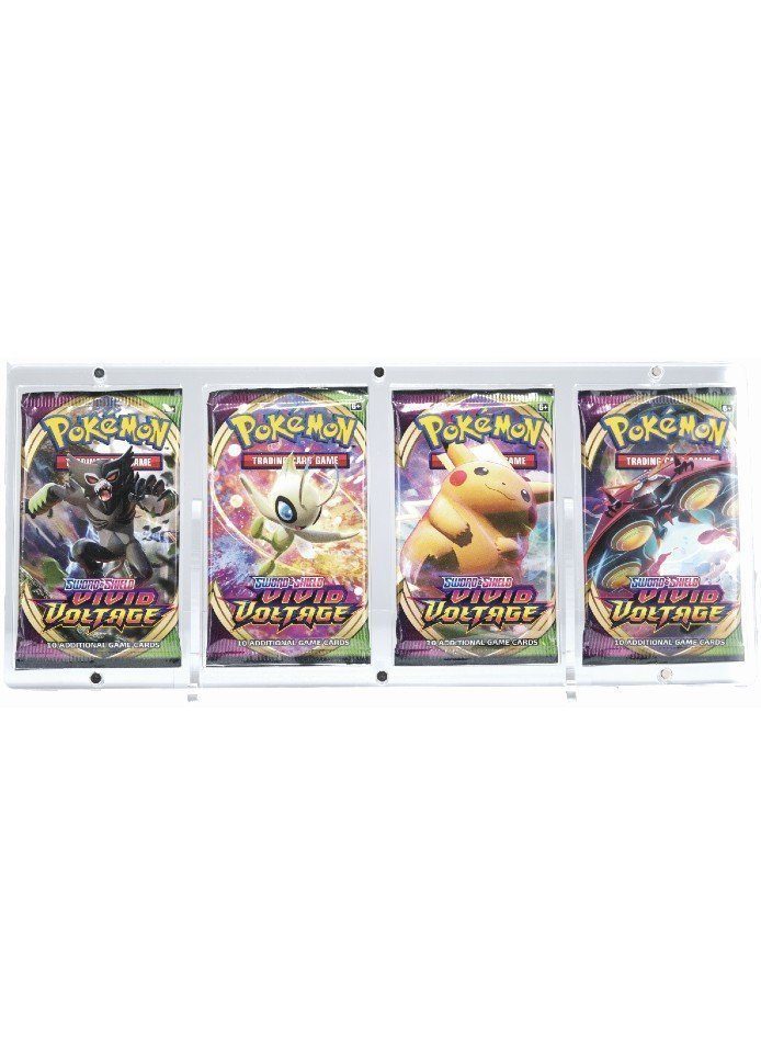 Magnetisk holder til fire Pokémon Boosterpakker (S&M & SWSH) - Legendary Card Collector