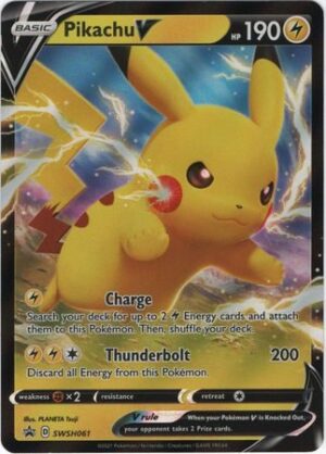 Pikachu V - SWSH061 - JUMBOkort