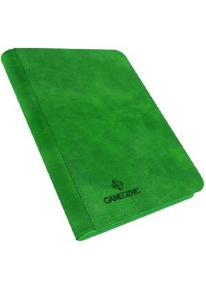 Samlemappe i høj kvalitet: Gamegenic 4-pocket Zip-Up Album  - Grøn