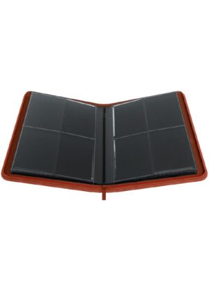 Samlemappe i høj kvalitet: Gamegenic 4-pocket Zip-Up Album  - Rød - Gamegenic 4-pocket Zip-Up Album  - Rød - Åben mappe