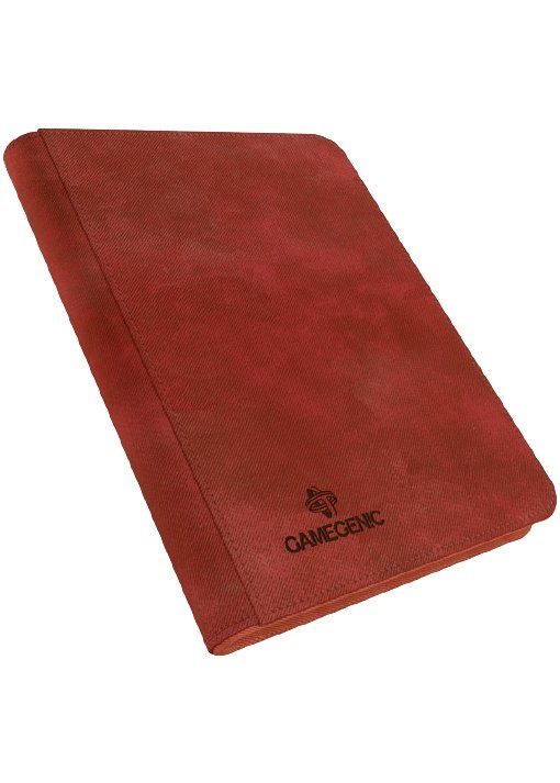 Samlemappe i høj kvalitet: Gamegenic 4-pocket Zip-Up Album  - Rød
