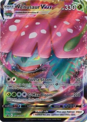 Venusaur VMAX Battle Box. - Venusaur VMAX SWSH102 - Pokemon Sword & Shield Promo kort