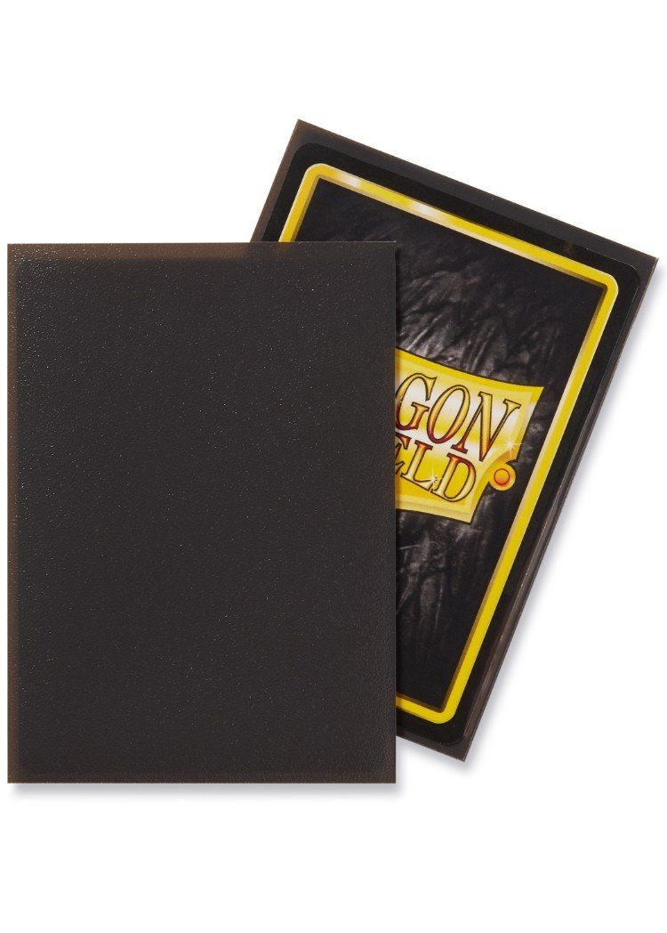 Dragon Shield matte (Mørk grå) Deck Protector Sleeves 100 stk. top-loading (63x88mm) - Dragon Shield standard sleeves matte (Mørk grå)