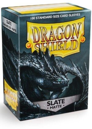 Dragon Shield matte (Mørk grå) Deck Protector Sleeves 100 stk. top-loading (63x88mm)