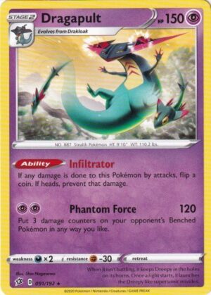 Dragapult - 091/192 - Non Holo