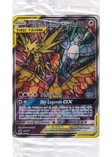 Moltres & Zapdos & Articuno GX - SM210 - Sealed