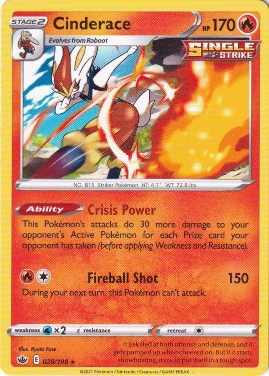 Cinderace - 028/198 - Non Holo