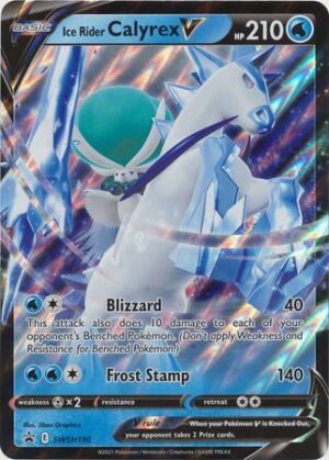 Ice Rider Calyrex V Box - Ice Rider Calyrex V SWSH130 - Pokemon Sword & Shield Promo kort