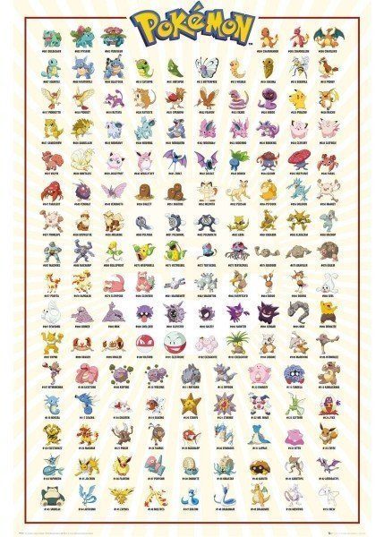 Plakat 2 - Kanto 151