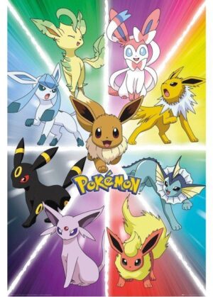 Plakat 3 - Eevee Evolution
