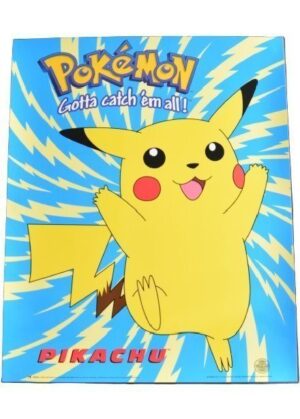Plakat D - Pikachu med lyn baggrund