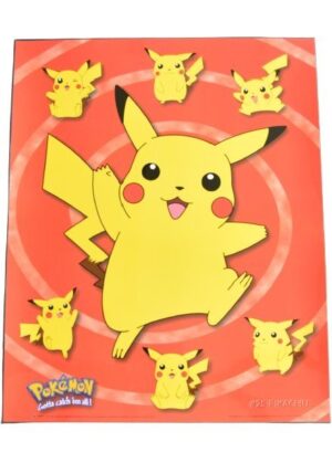 Plakat E - Pikachu med 6 små pikachu bagved