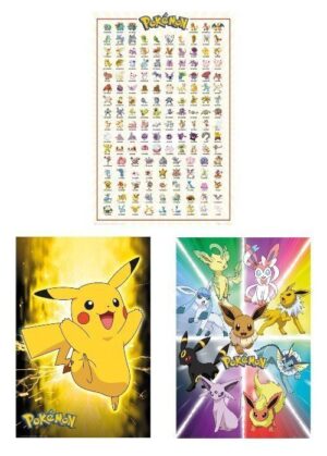 Plakat sampak - 3 plakater