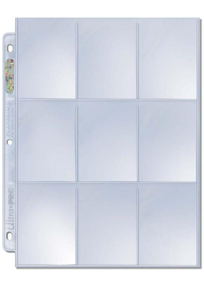 Ultra Pro Platinum 9-pocket page (1 stk)