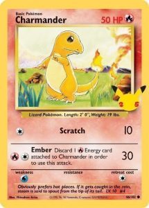 Charmander - 46/102 - 25 års jubilæum - JUMBOkort