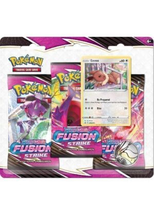 Eevee blister pack (3 stk.) - SWSH Fusion Strike