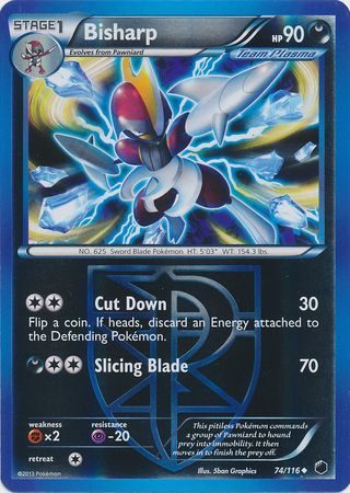 Bisharp (Team Plasma) - 74/116 - Reverse