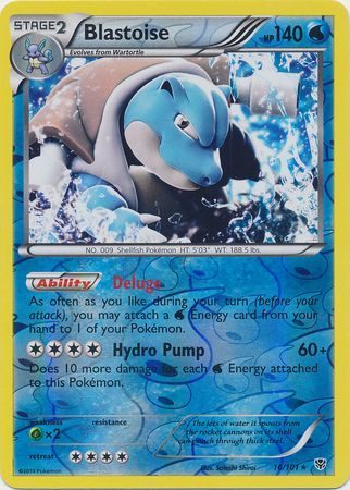 Blastoise - 16/101 - Reverse