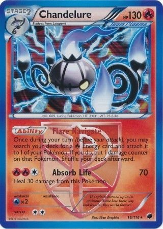 Chandelure (Team Plasma) - 16/116 (Holo)