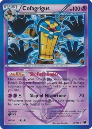 Cofagrigus (Team Plasma) - 56/116 (Holo)