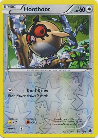 Hoothoot - 91/116 - Reverse