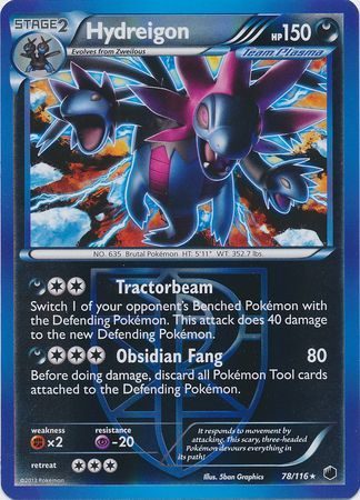Hydreigon (Team Plasma) - 78/116 - Reverse