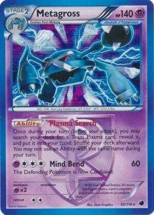 Metagross (Team Plasma) - 52/116 (Holo)