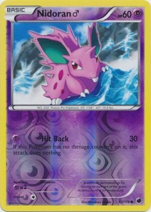 Nidoran M - 43/116 - Reverse