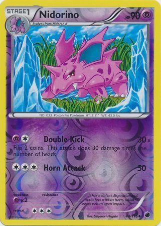 Nidorino - 44/116 - Reverse