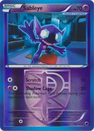 Sableye (Team Plasma) - 49/116 - Reverse