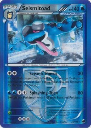 Seismitoad (Team Plasma) - 26/116 - Reverse