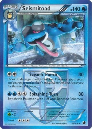 Seismitoad (Team Plasma) - 26/116