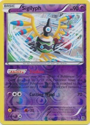 Sigilyph - 41/101 - Reverse