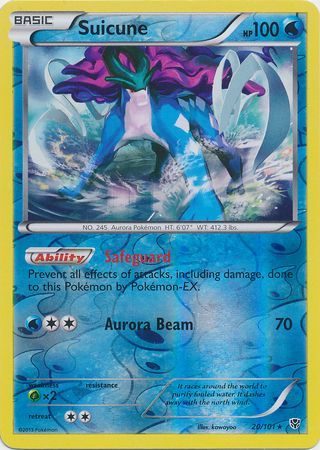 Suicune - 20/101 - Reverse