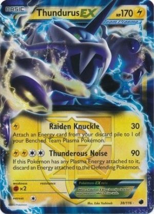 Thundurus-EX (Team Plasma) - 38/116