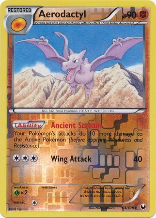 Aerodactyl – 53/108 – Reverse