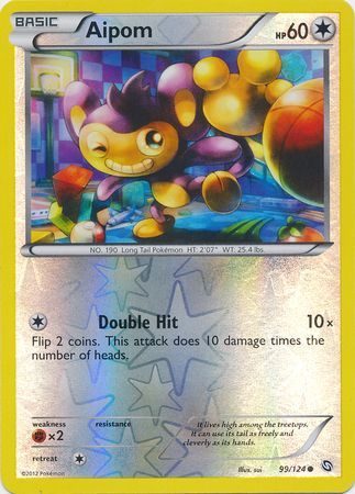Aipom - 99/124 - Reverse