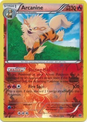 Arcanine - 12/99 - Reverse