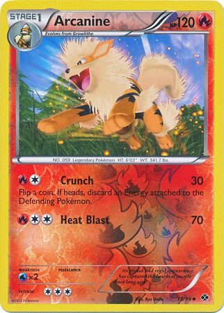 Arcanine – 13/99 – Reverse