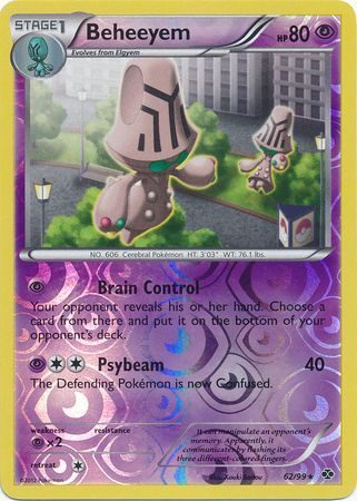 Beheeyem - 62/99 - Reverse