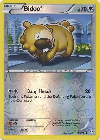 Bidoof – 106/124 – Reverse