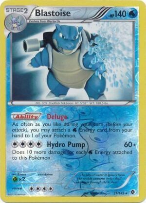 Blastoise - 31/149 - Reverse