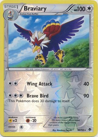Braviary - 88/98 - Reverse