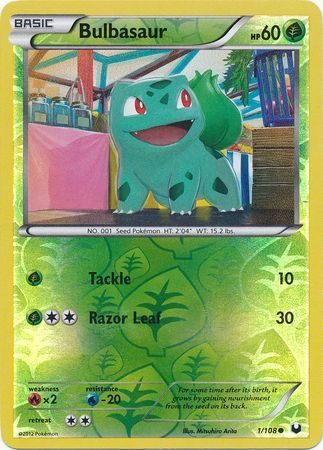 Bulbasaur - 1/108 - Reverse