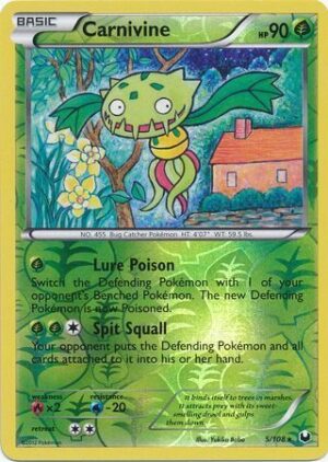 Carnivine - 5/108 - Reverse