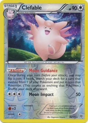 Clefable - 98/135 - Reverse
